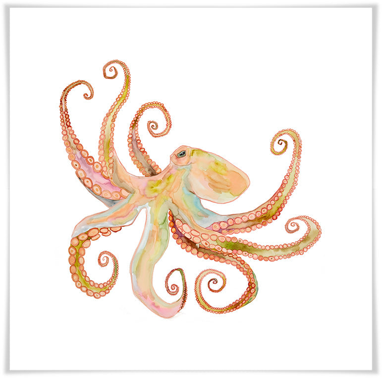 Solo Octopus - Paper Giclée Print