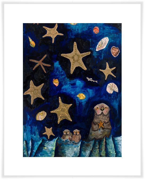 Starfish Bedtime Stories - Paper Giclée Print