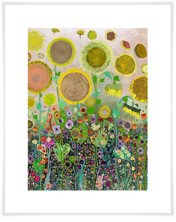 Sunflower Garden - Paper Giclée Print