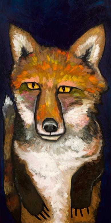 Super Fox - Canvas Giclée Print