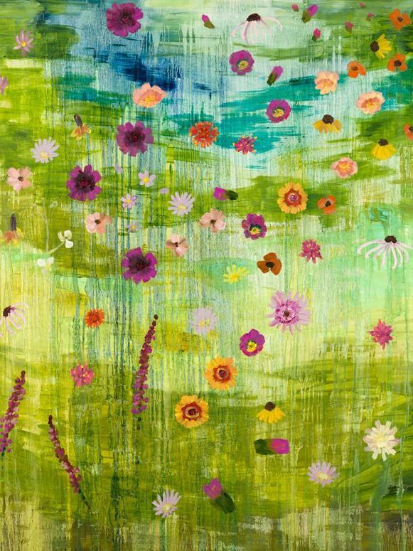 Texas Wildflowers - Canvas Giclée Print