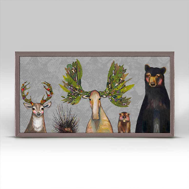 The Forest Five - Floral Mini Print 10"x5"