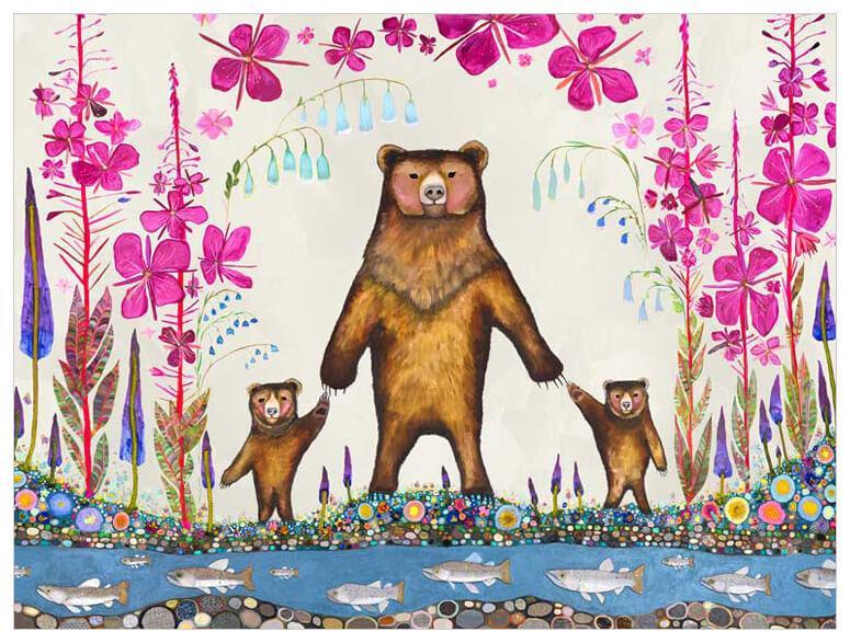 Mama Bear - Canvas Giclée Print