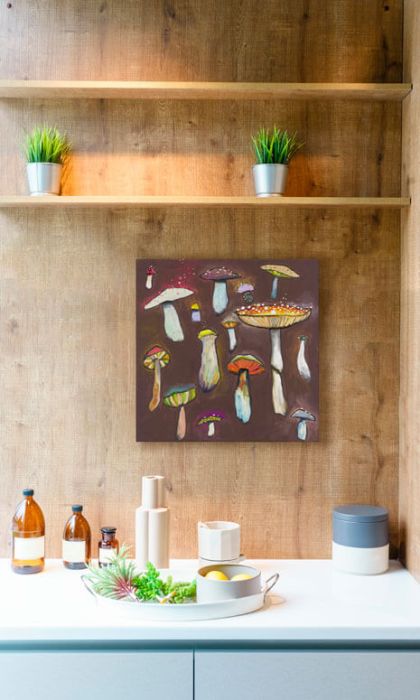 Wild Mushrooms - Canvas Giclée Print