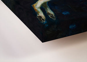 Wolves Jumping - Canvas Giclée Print